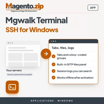 Mgwalk Terminal: SSH Terminal for Windows